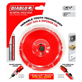 DIABLO DHS4000AR 4 in. Bi-Metal Hole Saw with SnapLock Plus Mandrel System