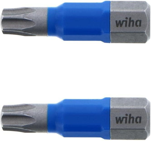 Wiha 70020 TerminatorBlue Impact Bit Torx T25 - 1 Inch - 2 Pack