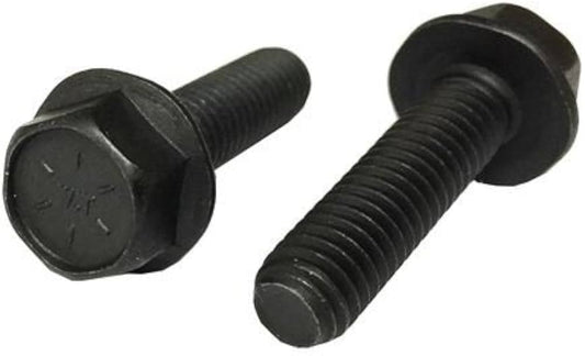 3/8"-16 x 2-1/4" Grade 8 Flange Frame Bolt Plain Black