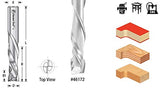 Amana Tool - 46191 CNC Solid Carbide Compression Spiral 1/2 Dia x 1-1/2 x 1/2" Shank