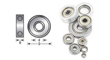 Amana Tool - 47763 Steel Ball Bearing Guide 1-1/4 Overall Dia x 5/16 Inner Dia x .196 Heig