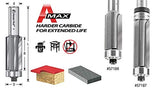 Amana Tool - 57187 Carbide Tipped Multi-Trimmer 3/4 Dia x 2" x 1/2 Shank x 4-Flute