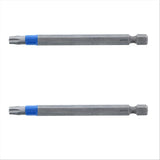 Wiha 70319 TerminatorBlue Impact Bit Torx T20 - 3.5 Inch - 2 Pack