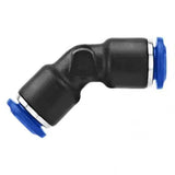 45 Degree Union Coupler Composite 1/4" Tube 250 psi AIGNEP USA 85180-04