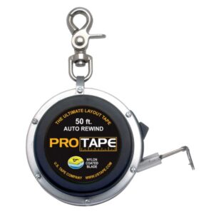US Tape 45422 3/8" x 50'/15m; Black Aluminum case; 8ths/cm - image 2