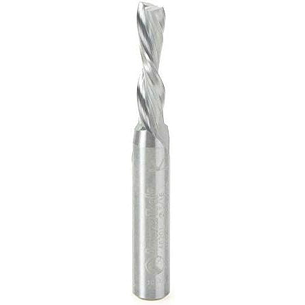 Amana Tool - 46201 Solid Carbide Spiral Plunge 3/16 Dia x 3/4 x 1/4" Shank Down-Cut