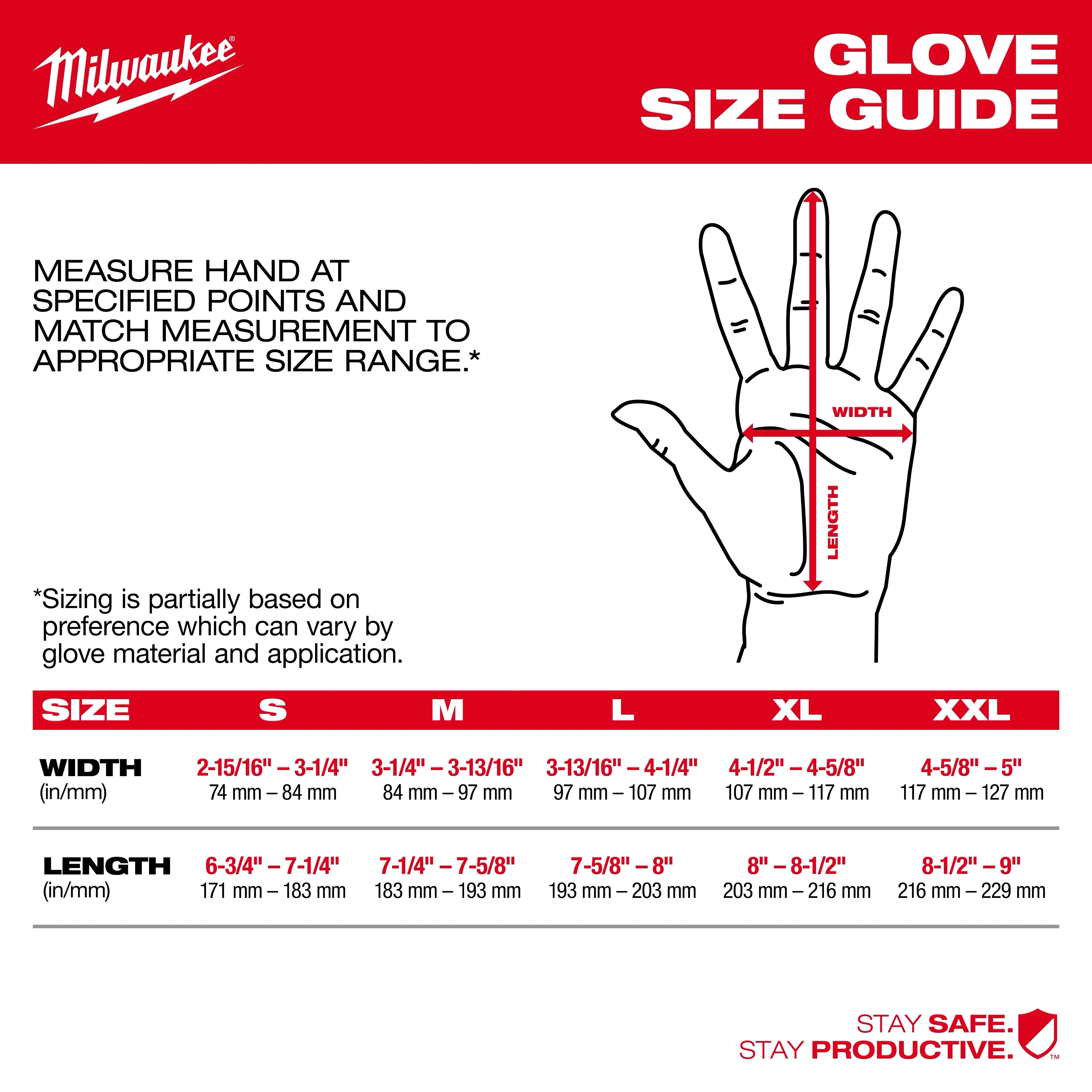 Milwaukee Cut Level 1 Nitrile Dipped Gloves (E Series)