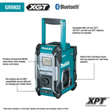 Makita GRM02 40V max XGT Cordless/Corded Bluetooth Job Site Radio, Tool Only