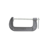 Vulcan Tools C-Clamp, 6 in Max Opening Size, 2-3/8 in D Throat, Steel Body, Gray Body