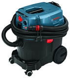 Bosch, VAC090AH, Dust Extractor, 9 gal; 150 CFM, 97.3 in static lift, HEPA filter 99.97% efficiency
