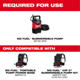 Milwaukee MXF211-1XC MX FUEL 1HP 2" Submersible Pump Kit