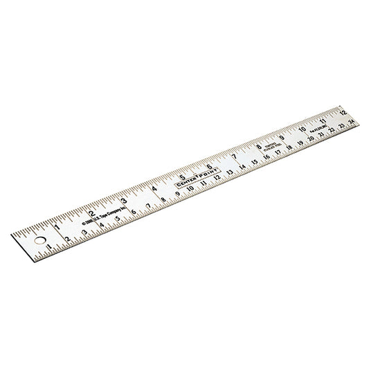 US Tape 50001 CenterPoint Ruler 1" x 12" SS ruler with CenterPoint markings and 16ths - image 1