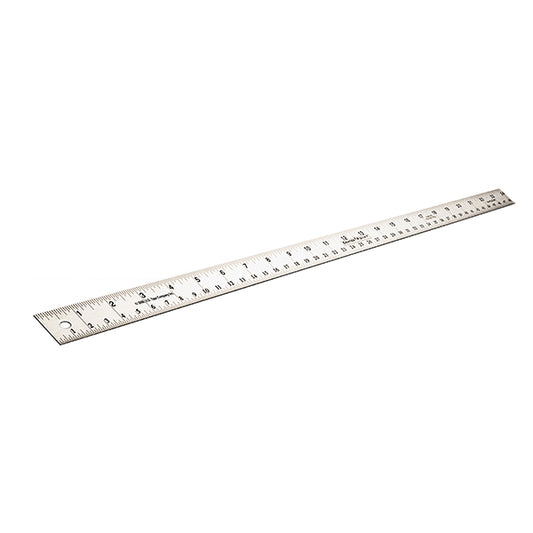 US Tape 50002 CenterPoint Ruler 1" x 24" SS ruler with CenterPoint markings and 16ths - image 1