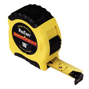 US Tape 50036 3/4" x 16' CenterPoint Tape; yellow case - image 1