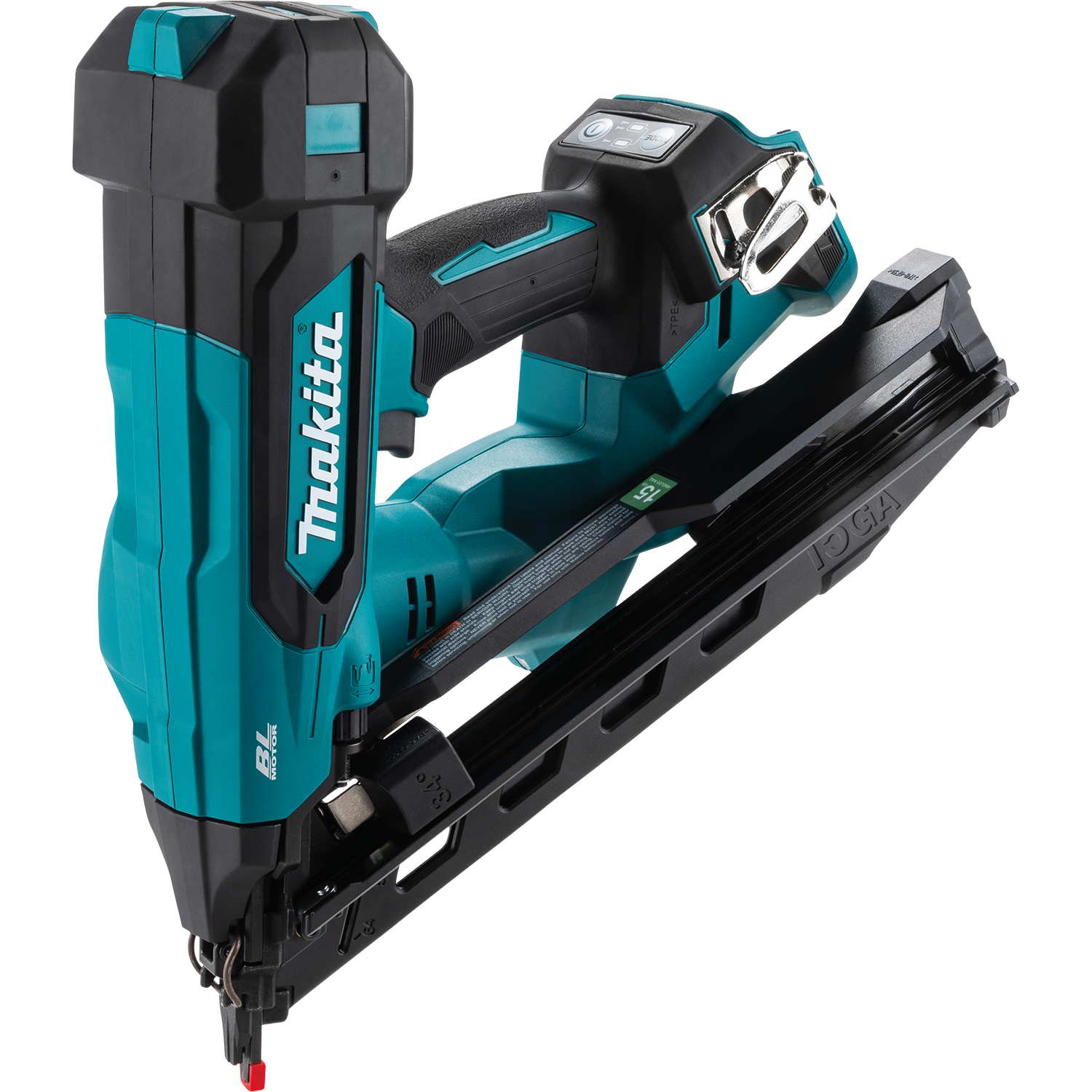 18V LXT® Lithium‑Ion Brushless Cordless 2‑1/2” Angled Finish Nailer, 15 Ga., Tool Only