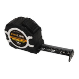 US Tape 51726 1" X 25' Tradesmans DS Nyl Coated Hi-contrast BLK blade w/Magnetic Hook - image 1