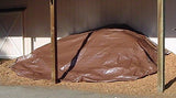 Multi-Purpose Silver/Brown Heavy Duty DRY TOP Poly Tarp Foremost 6 Sizes