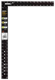 Johnson Level CS7 Aluminum Arc Angle Framing Square, 16" x 24", Black
