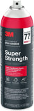 3M Super 77 77-NAT Multi-Surface Adhesive, Liquid, Solvent, White, 14.1 oz Aerosol Can