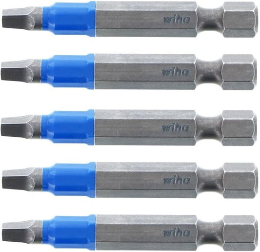 Wiha 70282TerminatorBlue Impact Bit Square #2-2 Inch - 5 Pack
