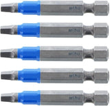 Wiha 70282TerminatorBlue Impact Bit Square #2-2 Inch - 5 Pack