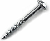 Kreg SML-C150-100 Zinc Pocket Screws, 1 1/2-Inch, #8 Coarse Thread, Maxi-Loc Head (100 Count)