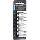 Vulcan Tools Socket Set, Chrome Vanadium Steel, Chrome, 7544687-OG
