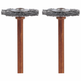 Bosch, 530-02, Polishing Brush, Stainless Steel, 3/4 in, 2 Pack