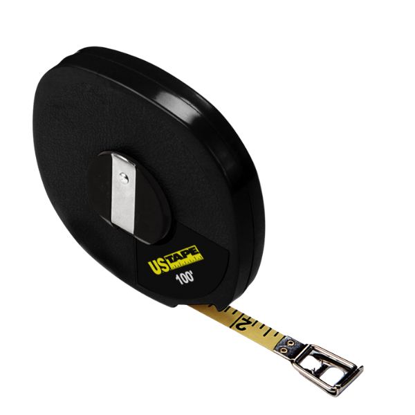 US Tape 58625 3/8" x 100'; 8ths; black case - image 1