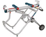 Bosch, T4B, Miter Saw Stand, 300 lbs Capacity, Steel, Adjustable Out Feed 12 in, Material Support 18 ft