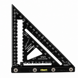Martinez Tools Aluminum Rapid Square Metric Blade Black 4346-BK