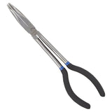 Vulcan Tools Bent Nose Plier, 11 in OAL, 5.2 cm Jaw Opening, Black Handle, Non-Slip Grip Handle, 3/4 in W Jaw