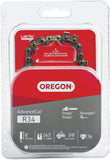 Oregon R34 AdvanceCut Replacement Chainsaw and Pole Saw Chain, for 8" Guide Bars, 34 Drive Links, Pitch: 3/8" Low Profile, .043" Gauge