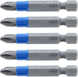 Wiha 70269 TerminatorBlue Impact Bit Phillips #2 - 2 Inch - 5 Pack