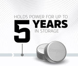 Energizer 357/303 Batteries (3 Pack), 1.5V Silver Oxide Button Cell Batteries