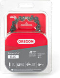 Oregon R40 AdvanceCut Chainsaw Chain for 10-Inch Bar – 40 Drive Link Replacement Chainsaw Blade, .043 Inch Gauge, 3/8 Inch Pitch, fits Remington, Husqvarna, Ryobi and more,Gray