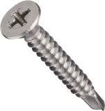 #8 x 2-1/4" Stainless Steel Flat Phillips Self Drilling Screw 0836KPF410
