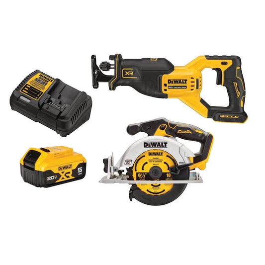 DEWALT DCK237P1 20V Cutting Combo Kit w/(1) 5.0AH Battery