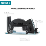 Makita XCM01Z 18V LXT® Lithium‑Ion Brushless Cordless 3" Cut‑Off Tool, Tool Only