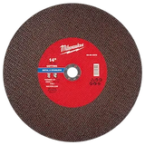 Milwaukee 49-94-0073 14" x 1/8" x 1" Metal Cut Off Wheel - Type 1