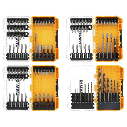 DEWALT, DWA110TWRDS, Drill Bit Set, 17-1/5 in Length, 15-7/10 in Width, 110 Pieces
