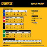 DEWALT, DWA110TWRDS, Drill Bit Set, 17-1/5 in Length, 15-7/10 in Width, 110 Pieces