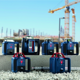 Bosch, GRL900-20HVK, Rotary Laser Kit, 1000 ft Range; ±1/8 in. Accuracy, Electronic Self-Leveling, Includes Tripod; Remote Control, Wall Mount