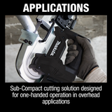 Makita XBP05ZB 18V LXTÂ® Lithiumâ€‘Ion Subâ€‘Compact Brushless Cordless Band Saw, Tool Only