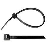 Pico 7076PT 6" UV Black Nylon Tie Wrap  50lb Tensile Strength   25/pk