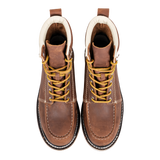 Occidental Leather Soft Moc Toe Work Boot - Brown