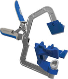 Kreg KHCCC 90-Degree Corner Clamp - Right Angle Woodworking Clamp with Automaxx Adjustment - Holds Corners & T-Joints for Cabinets, Drawers & Box Assembly - Carpentry Tool