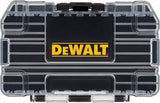 DEWALT DWASTCASEBLK ToughCase+ 1-Compartment Plastic Small Parts Organizer