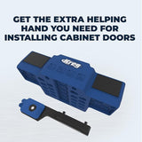 Kreg KHI-CDIJ Cabinet Door Mounting Jig - For Frameless or Face-Frame Cabinet Doors - Easily Adjustable - For Attaching Hinges