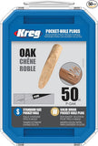 Kreg P-OAK Solid-Wood Pocket-Hole Plugs - Oak
